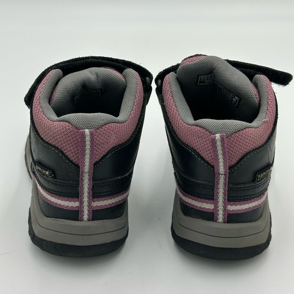 KEEN LITTLE KIDS' TARGHEE WATERPROOF BOOT - RAVEN/TULIPWOOD 13 - Picture 4 of 10